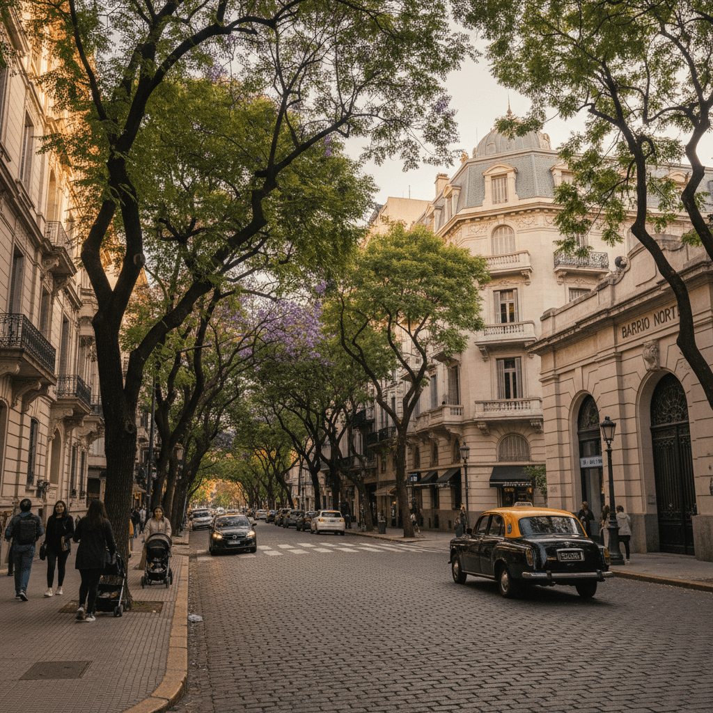 Barrio residencial en Buenos Aires